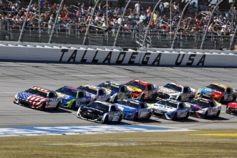 Elliott advances in NASCAR playoffs with Talladega victory