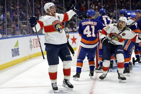 Hornqvist, Bobrovsky lead Panthers to 3-1 win over Islanders