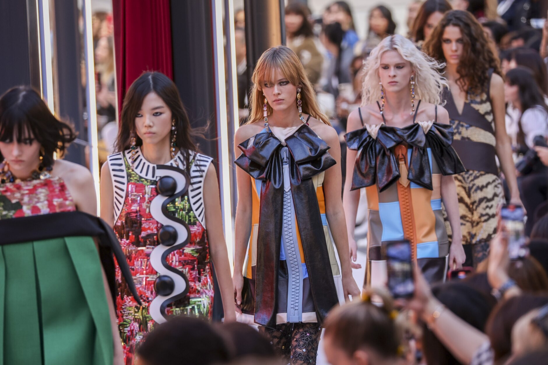 Louis Vuitton's 'blow up' show caps energetic fashion season