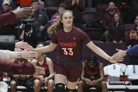 March Madness: Top-seed Virginia Tech routs Chattanooga