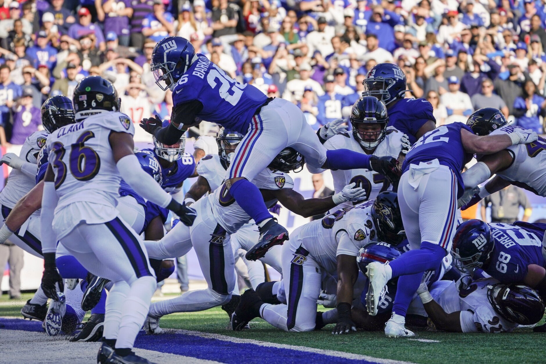 Giants-Ravens week 6 final score: Giants stun Ravens, 24-20, improve to 5-1  - Big Blue View