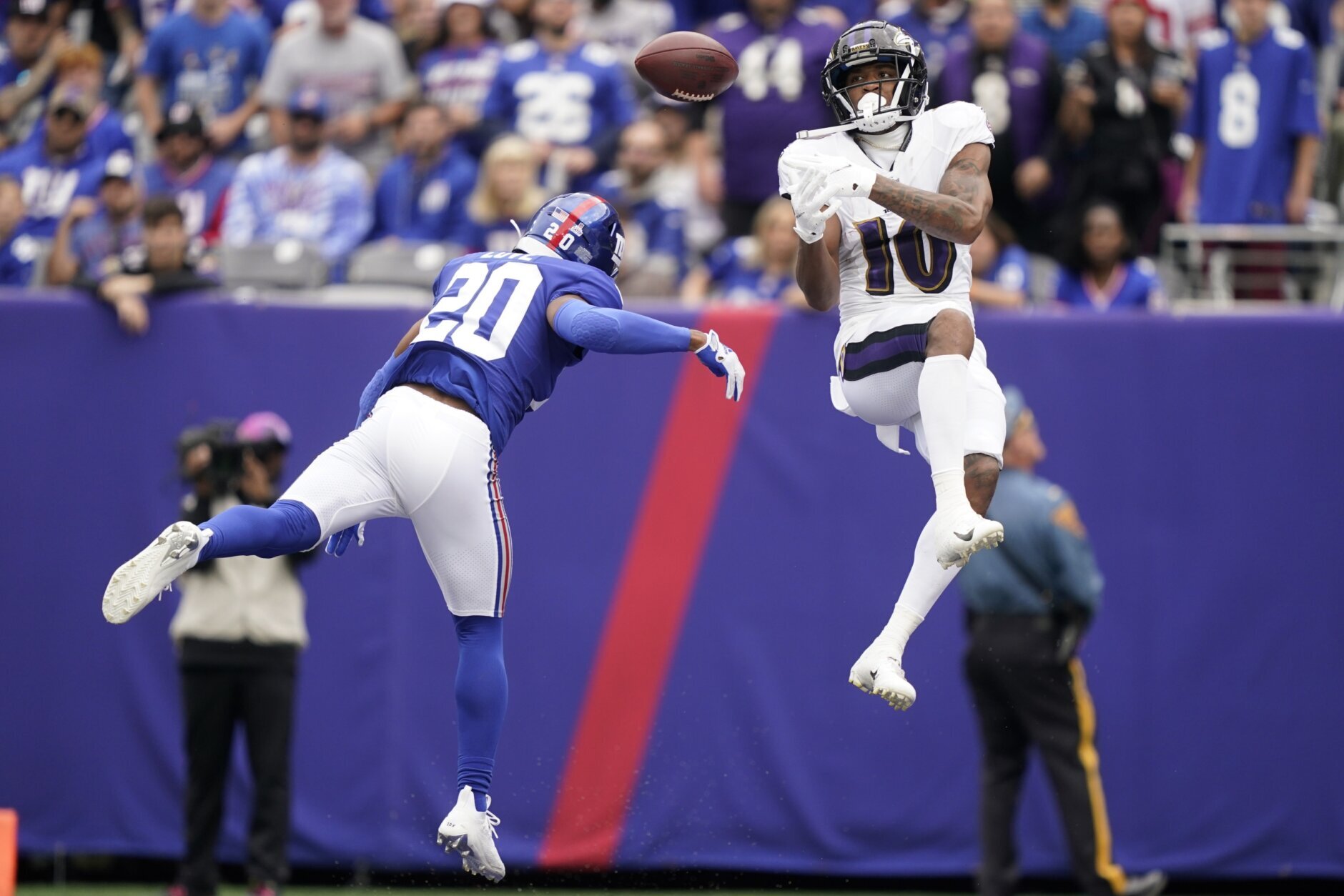 New York Giants rally again, stun Baltimore Ravens to improve to 5-1