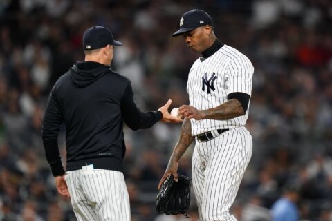 Yankees’ Chapman ruled out for ALDS after skipping workout