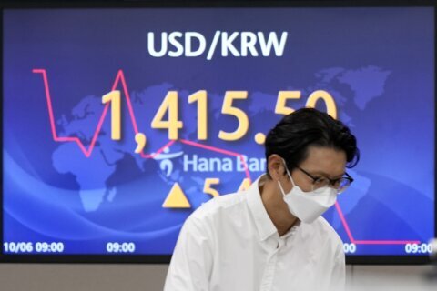 Asian stock markets fall ahead of US employment update