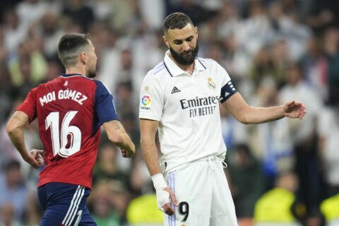 Madrid’s perfect season ends as Benzema misses penalty kick