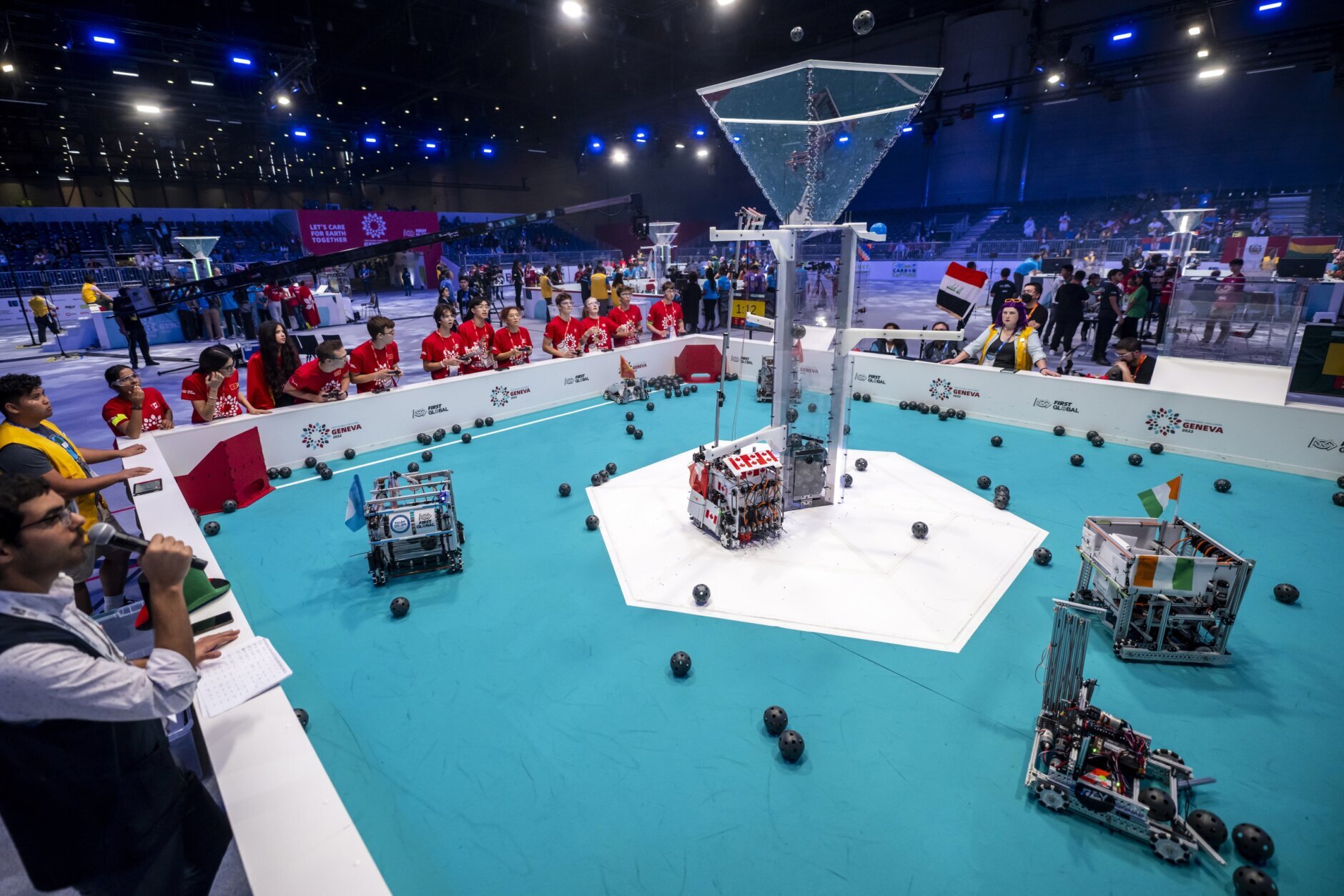 Teens tackle 21stcentury challenges at robotics contest WTOP News