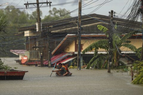 Heavy rain swells rivers, causing floods in much of Thailand
