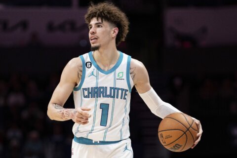 Hornets’ Ball leaves preseason game with sprained ankle