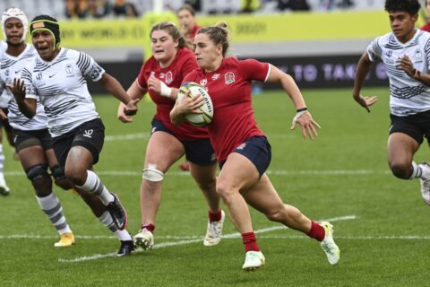 England edges France in Women’s Rugby World Cup thriller