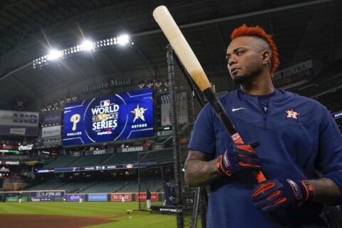 Astros’ Maldonado forced to change bats from outdated model