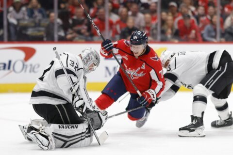 Capitals’ shots start landing in time for comeback win over Kings