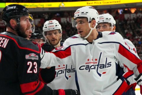 Capitals fall to Hurricanes 3-2 in shootout to cap back-and-forth affair