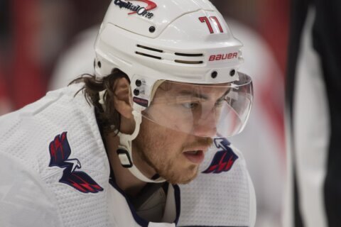 TJ Oshie out indefinitely, John Carlson day to day with lower-body injuries
