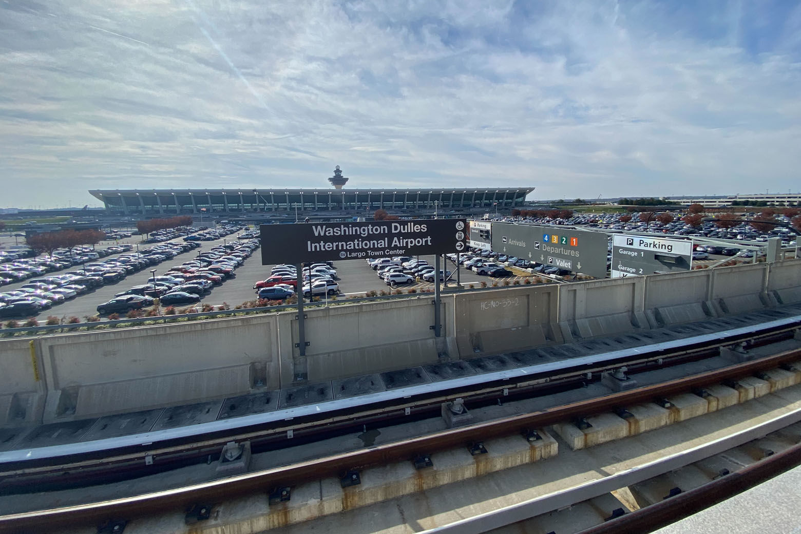 The Metro Silver Line extension to Dulles International Airport is set to open Nov. 15. (WTOP/John Domen)