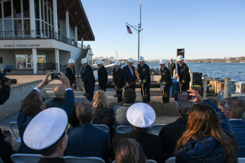 US Naval Academy breaks ground on seawall project to protect campus from rising sea levels
