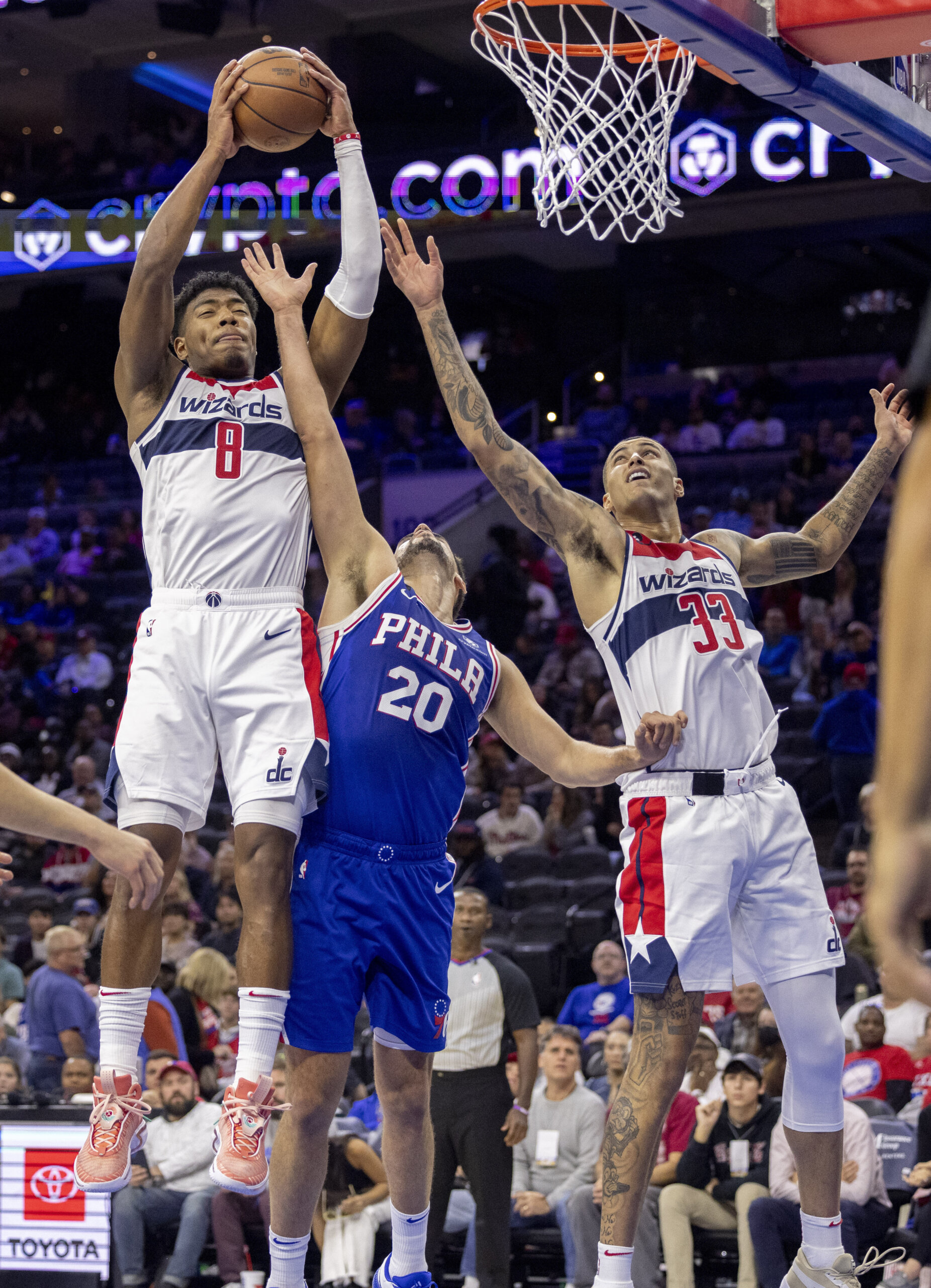 Porzingis, Beal lead Wizards over Embiid-less 76ers, 121-111 - WTOP News