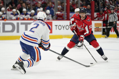 Alex Ovechkin scores again, Capitals beat Oilers to end skid