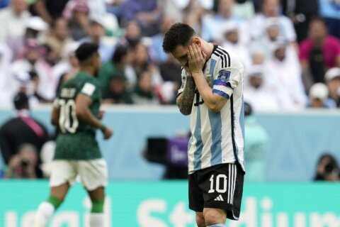 World Cup stunner: Saudi Arabia beats Messi’s Argentina 2-1