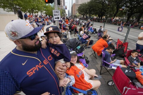 Fans celebrate Houston Astros’ World Series win with parade