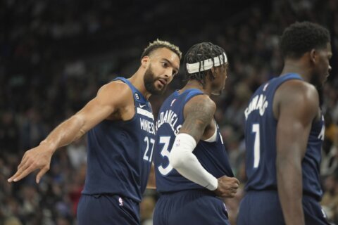 Gobert out for Wolves, placed in health and safety protocols