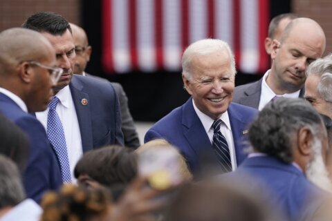 Biden on California rescue mission as House Democrats falter