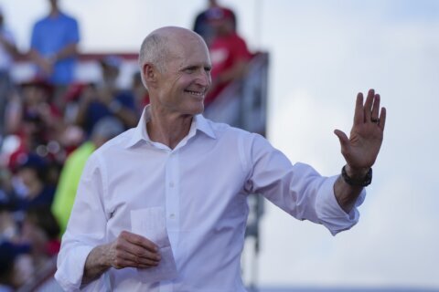 Florida’s Scott takes on McConnell in bid for Senate leader