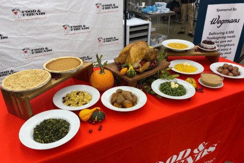 Around 200 volunteers help families facing serious illness have happy Thanksgiving