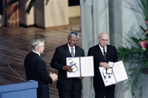 Nobel Prize stolen from home of South Africa’s last apartheid leader