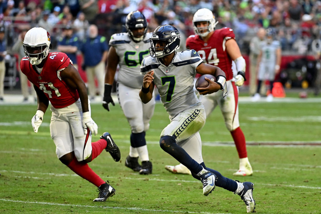 <p><em><strong>Seahawks 31</strong></em><br />
<em><strong>Cardinals 21</strong></em></p>
<p><a href="https://www.youtube.com/watch?v=kw5UWqpcsDs" target="_blank" rel="noopener">Arizona is who I thought they were</a> but I&#8217;m still trying to wrap my head around Seattle being a 6-3 division leader. Biggest surprise of 2022.</p>
