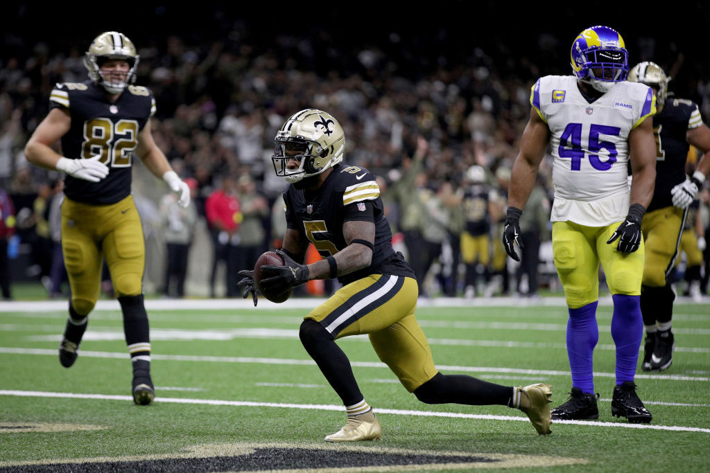 <p><b><i>Rams 20</i></b><br />
<b><i>Saints 27</i></b></p>
<p>Even behind <a href="https://profootballtalk.nbcsports.com/2022/11/19/rams-have-7-healthy-offensive-linemen-for-sunday-and-4-werent-on-the-team-in-week-1/" target="_blank" rel="noopener">a disastrous offensive line</a>, LA had one of its best offensive performances in weeks but it&#8217;s the Rams defense that allowed Andy Dalton to look like a Pro Bowler in LA&#8217;s fourth straight loss. I know there are still seven games left, but it&#8217;s time for the defending champs to shut down Matthew Stafford and start looking ahead to 2023.</p>
