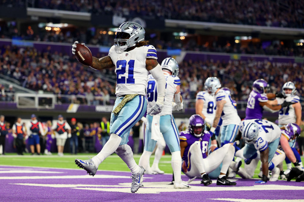 <p><b><i>Cowboys 40</i></b><br />
<b><i>Vikings 3</i></b></p>
<p>A week after <a href="https://profootballtalk.nbcsports.com/2022/11/14/before-sunday-dallas-was-195-0-when-entering-fourth-quarter-with-14-point-lead/" target="_blank" rel="noopener" data-saferedirecturl="https://www.google.com/url?q=https://profootballtalk.nbcsports.com/2022/11/14/before-sunday-dallas-was-195-0-when-entering-fourth-quarter-with-14-point-lead/&amp;source=gmail&amp;ust=1669080916134000&amp;usg=AOvVaw0NY4gHU872RXBBmIIhWt7G">a franchise-worst choke job</a>, Dallas left nothing to chance by setting a franchise record for largest road victory in a course-correcting beatdown of a Vikings team that&#8217;s not as good as its record implies.</p>
