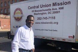 Rev. Ron Stanley outside Central Union Mission Men’s Shelter