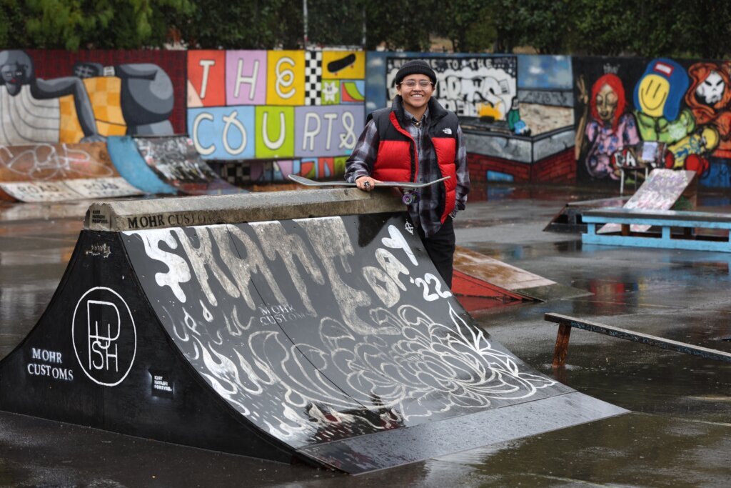 Tony Hawk uses skateboarding to teach community organizing