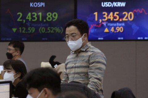 Asian stocks down after Wall St weekly loss on rate fears