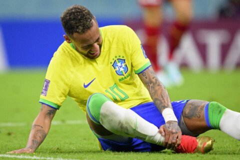 Injured Neymar to miss Brazil’s second World Cup match