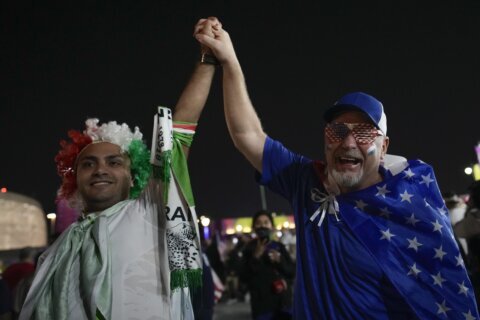 Iran fans divided in World Cup match against US