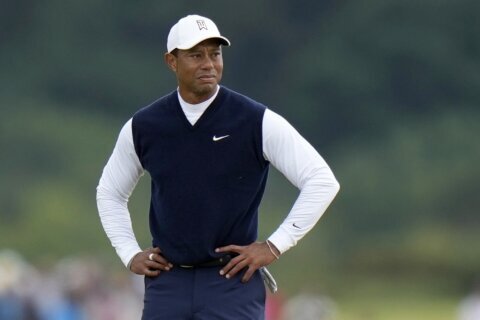 Tiger Woods doesn’t ‘have much left in this leg’ to compete