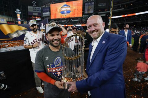 Click out as Astros GM 6 days after winning World Series