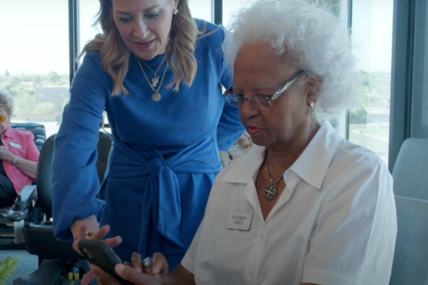 Help seniors safely get the most use out of a smartphone
