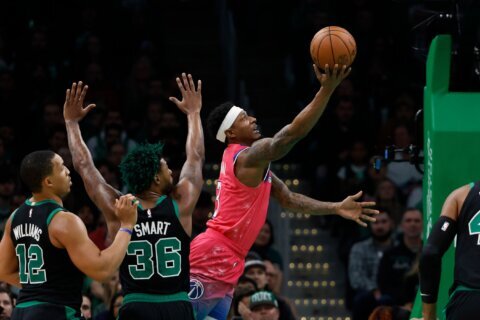 Kyle Kuzma-less Wizards lose to Jayson Tatum-less Celtics for third-straight loss