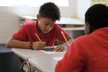 DCPS students are seen in a classroom.
