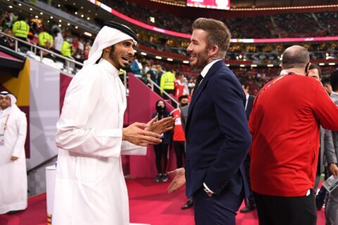 Comedian shreds £10,000 over David Beckham’s role as Qatar World Cup ambassador