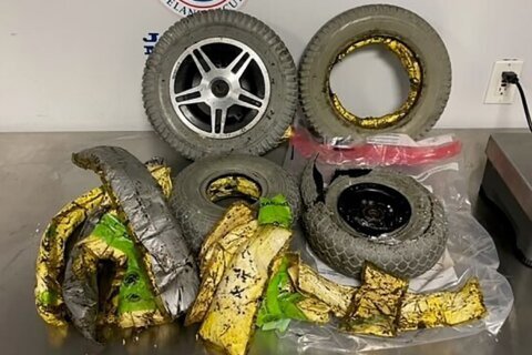 $450,000 worth of cocaine seized from wheelchair wheels at JFK airport