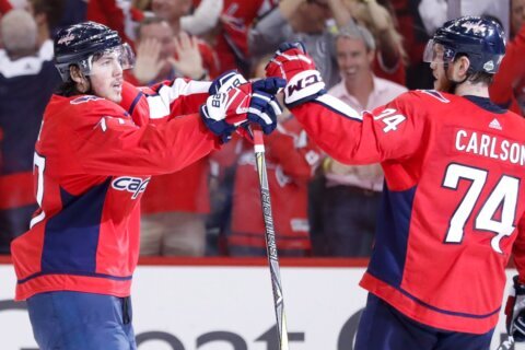 Capitals place three players on IR, recall three players from AHL
