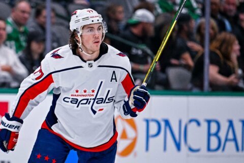 Capitals’ T.J. Oshie back in lineup, hopes to play ‘rest of the year’