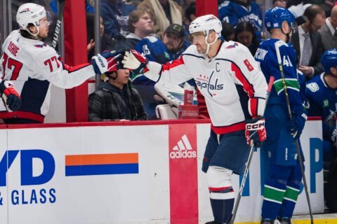 Alex Ovechkin brings early offense in Capitals’ road win over Canucks