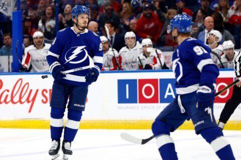 Capitals knocked down early and never recover in 6-3 loss to Lightning