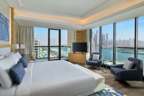 Marriott opens hotel on Dubai’s Palm Island (with a pillow menu)