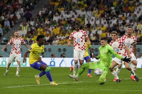 Croatia beats Brazil on penalties in World Cup quarterfinals