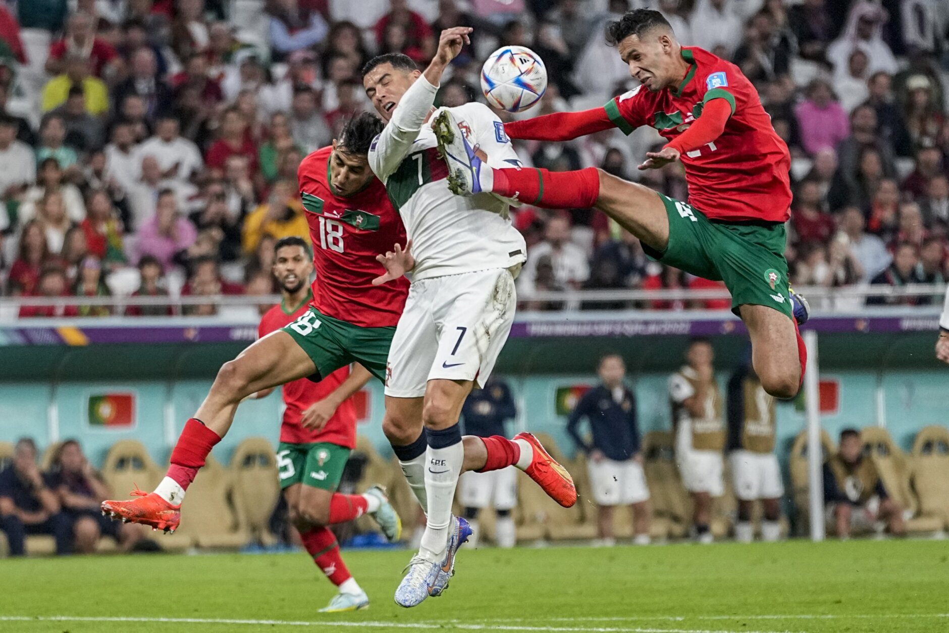 APTOPIX WCup Morocco Portugal Soccer